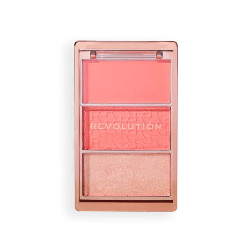 Palette de fards à joues Icon Blush - Make Up Revolution : Authentic Peach - 1