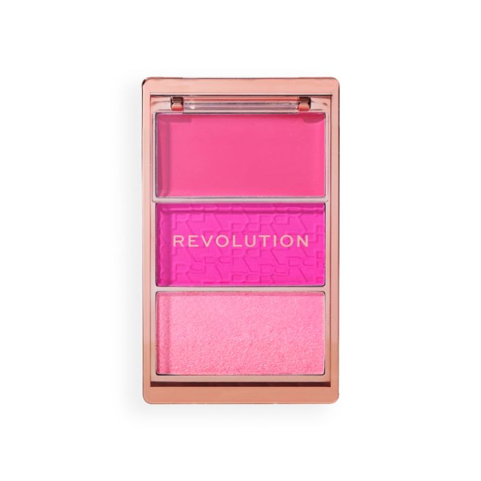 Palette de fards à joues Icon Blush - Make Up Revolution : Hot Pink Flag - 1