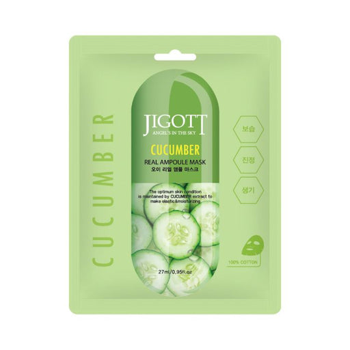 Masque Facial à l'Ampoule de Concombre Réel 27 ml - Jigott - 1