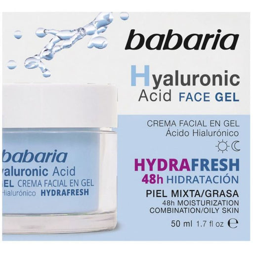 Crème visage en gel à l'acide hyaluronique - Babaria - 1