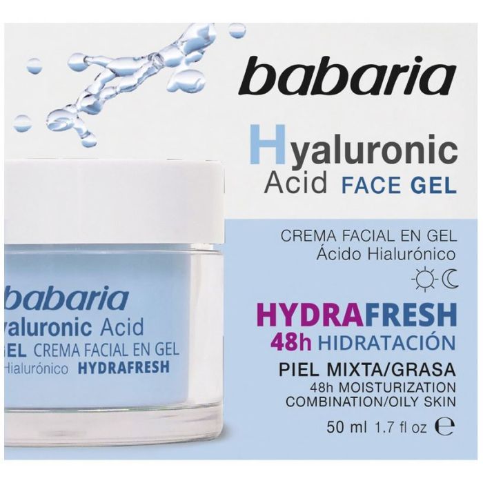 Crème visage en gel à l'acide hyaluronique - Babaria - 1