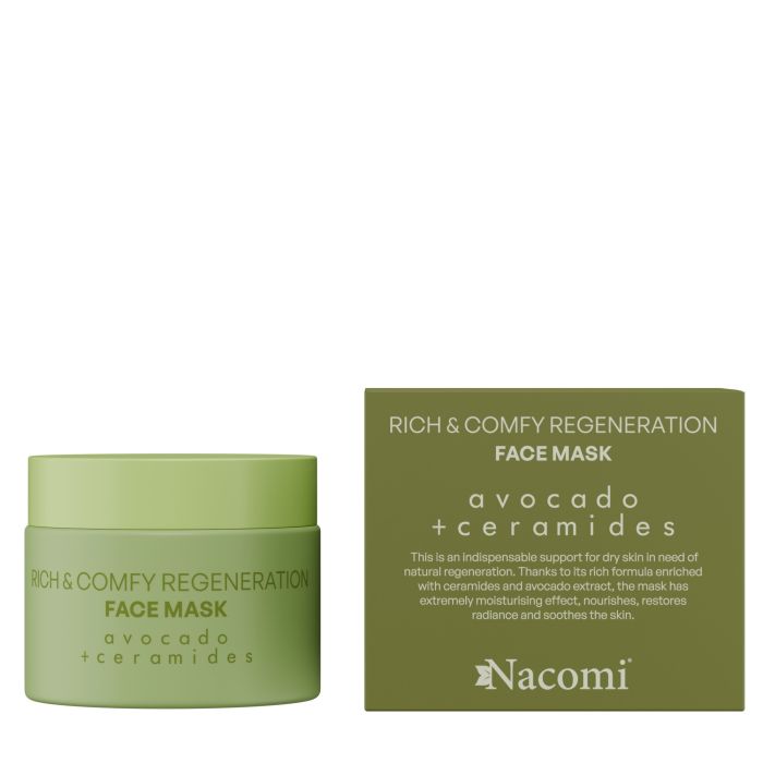 Masque pour le visage régénérant Rich - Confort Avocat 40 ml - Nacomi - 1