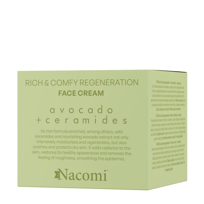 Riche - Confortable Crème Régénérante Visage Avocat 40 ml - Nacomi - 1