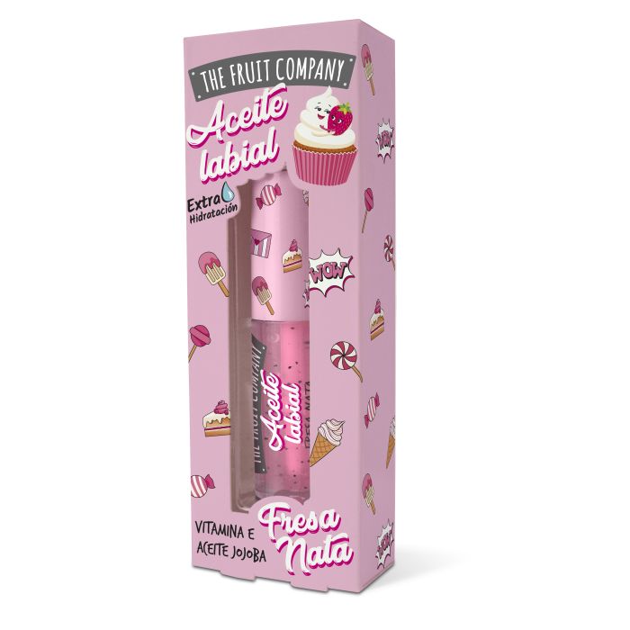 Huile pour les Lèvres à la Fraise et à la Crème - The Fruit Company - 1
