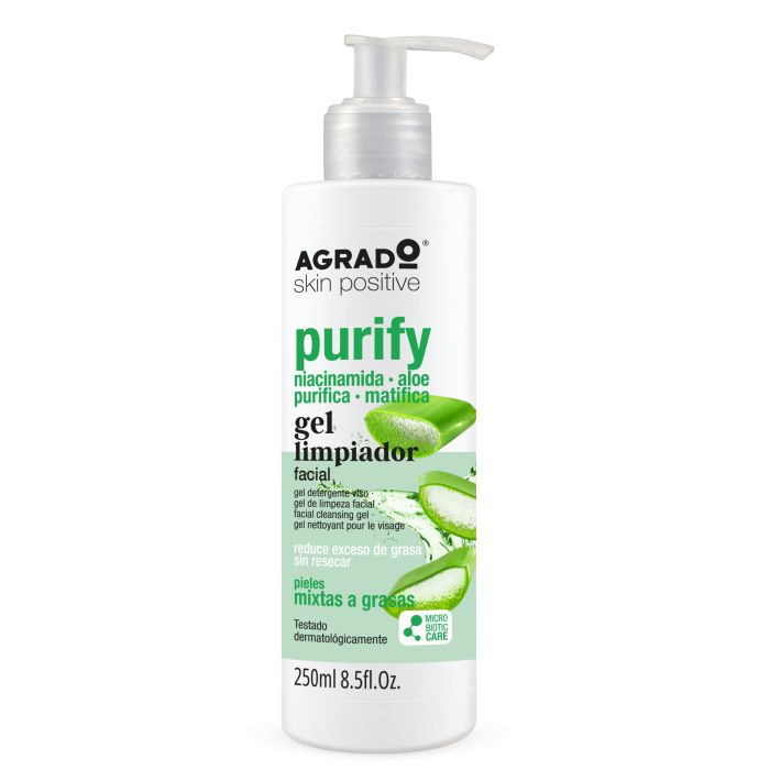 Gel Nettoyant Visage Purify 250ml - Agrado - 1