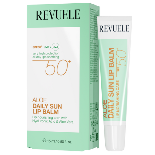 Revuele - Daily Sun Bálsamo Labial con Aloe Vera SPF50+ - 15 ml - Revuele - 1