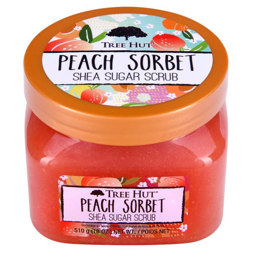 Gommage au Sucre de Karité à la Pêche Sorbet 510 gr - Tree Hut - 1