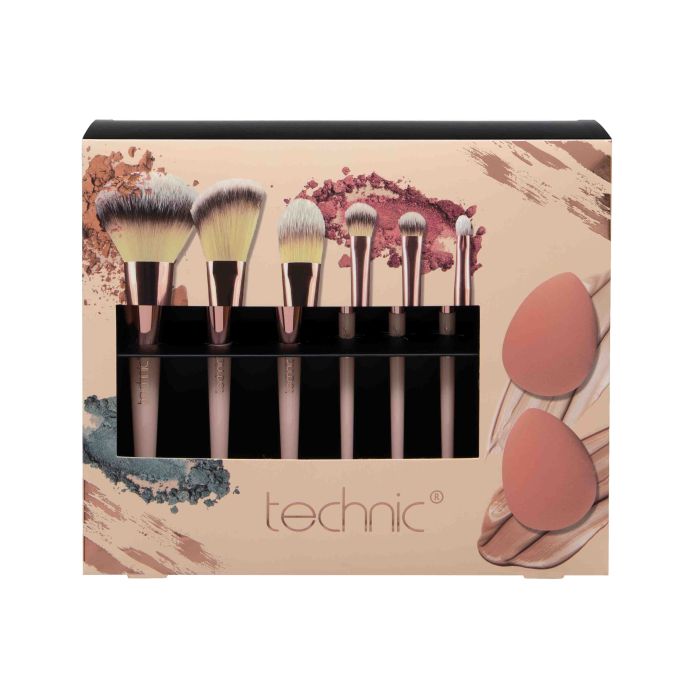 Ensemble de pinceaux et éponges - Technic Cosmetics - 1