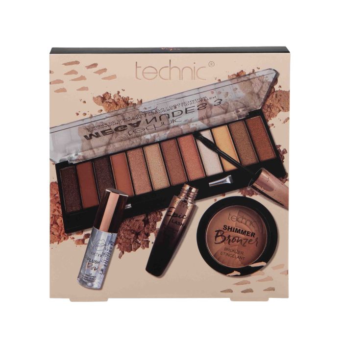 Ensemble de Maquillage Collection Mega Nudes - Technic Cosmetics - 1