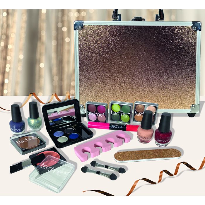 Valise de maquillage et d'ongles Gold - Technic Cosmetics - 1