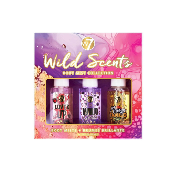 W7 - Set Brumas Corporales Wild Scents - Loved Up, Wild Crush, Mango Tango - Pack de 3 x 50 ml - W7 - 1