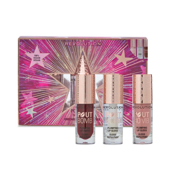 Pout Bomb Plumping Trio Gloss - Trio - Pack de 3 unidades - Make Up Revolution - 1