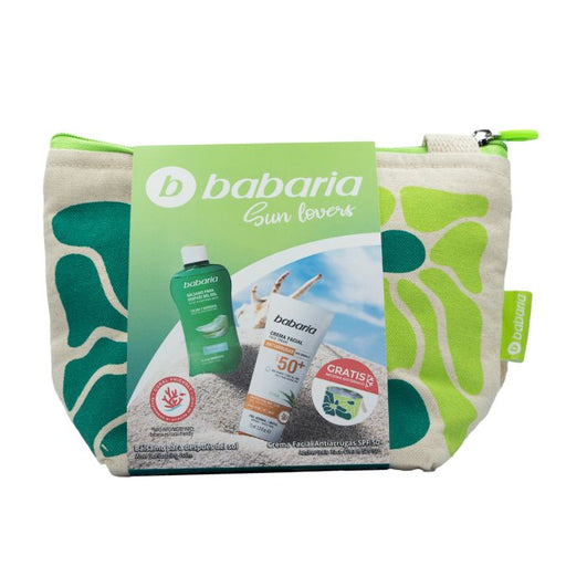 Trousse Sunshine Crème Visage SPF50+ à l'Aloe et Baume Après-Soleil Effet Glace 75ml - Babaria - 1