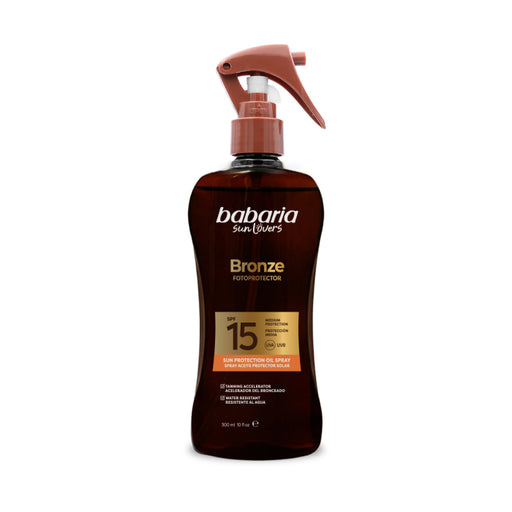Huile Solaire Protectrice Bronze Spf15 300 ml - Babaria - 1