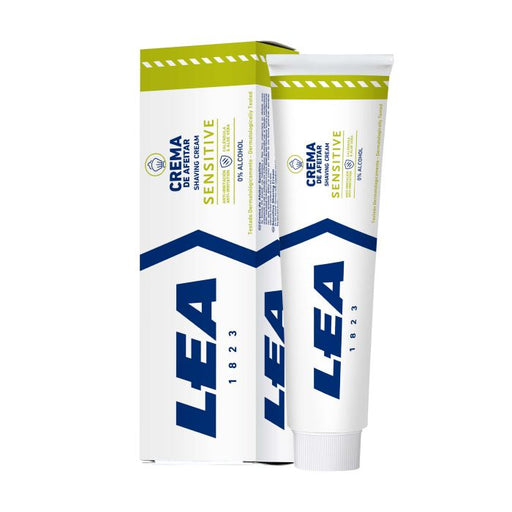 Lea - Crema de Afeitar Sensitive con Brocha - 100 gr - Lea - 1