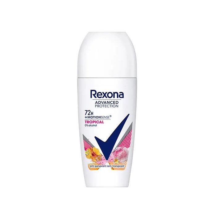 Déodorant roll-on antitranspirant tropical 72h Advanced Protection 50ml - Rexona - 1