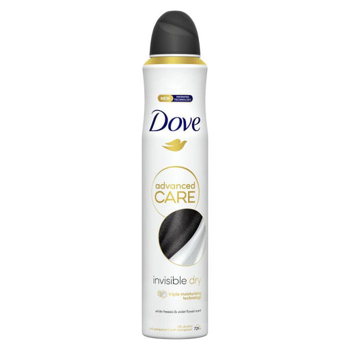 Déodorant Spray Antitranspirant Advanced Care Invisible Dry 200 ml - Dove - 1