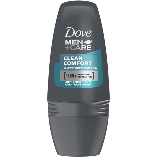Déodorant Roll-on Antitranspirant Clean Confort Men + Care 50 ml - Dove - 1