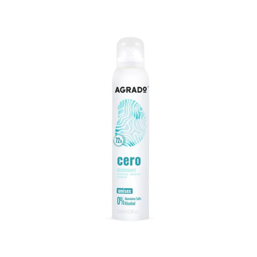 Déodorant Anti-transpirant Spray Zéro 200ml - Agrado - 1