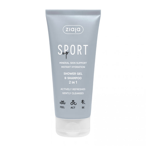 Gel douche et shampooing Sport 2 en 1 200 ml - Ziaja - 1