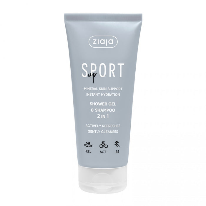 Gel douche et shampooing Sport 2 en 1 200 ml - Ziaja - 1