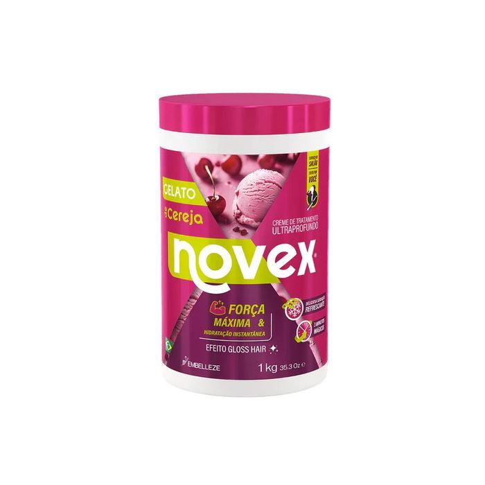 Masque capillaire gelée de cerise 1000 gr - Novex - 1