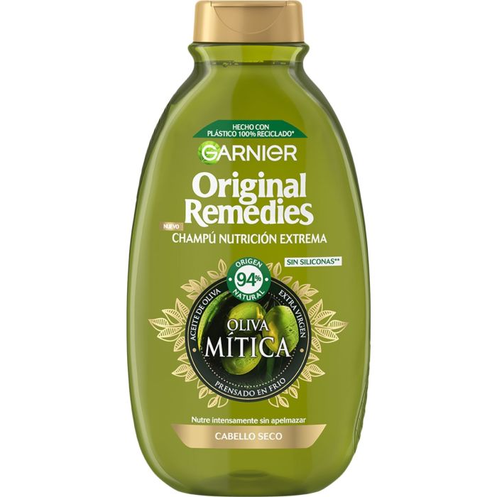 Shampooing Nutrition Extrême - Huile d'Olive Mythique - Original Remedies 400ml - Garnier - 1