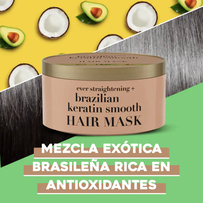 Masque capillaire Brazilian Keratin Smooth 300ml - Ogx - 3