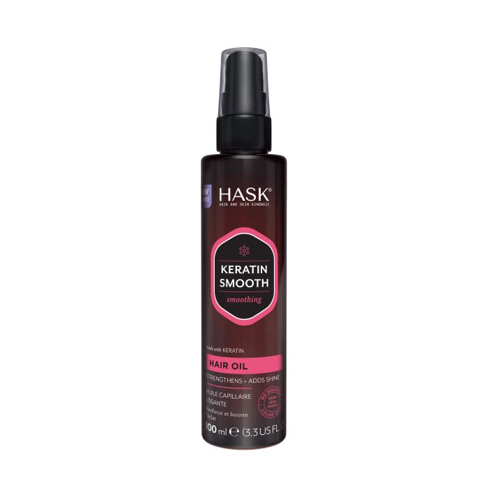 Huile Capillaire Lissante Keratin Smooth Hair Oil 100ml - Hask - 1