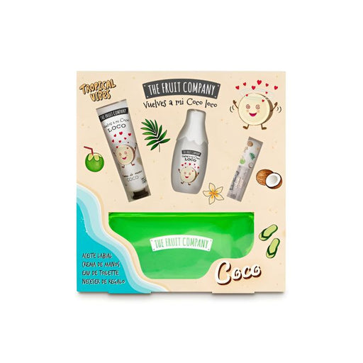 Ensemble Summer Coco Eau de Toilette + Crème pour les mains + Huile à lèvres + Trousse 100 ml - The Fruit Company - 1