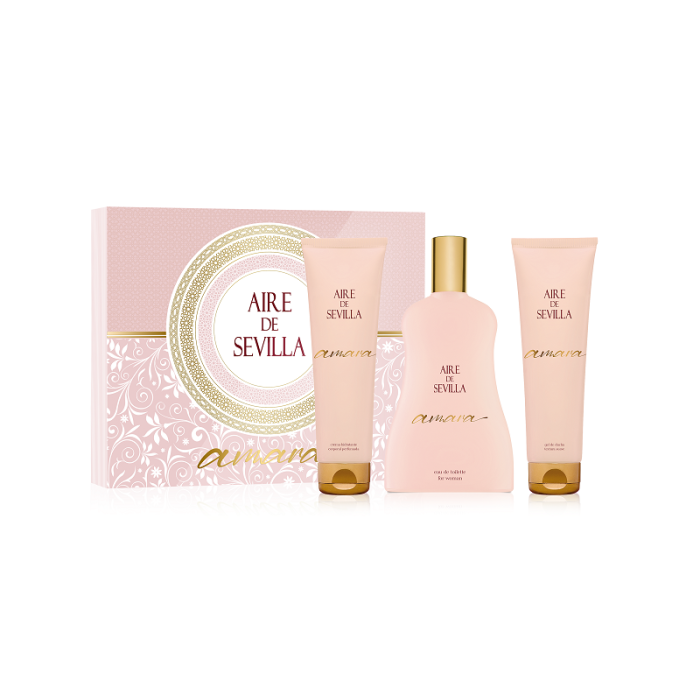 Amara Eau de Toilette - Estuche 3 piezas - 100 ml - Aire de Sevilla - 1
