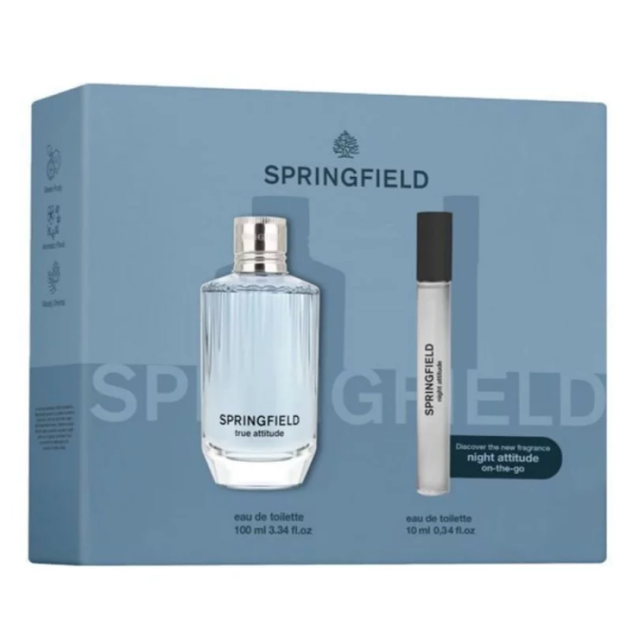 Coffret Cadeau Eau de Toilette Boisé Aromatique True Attitude 100 ml - Springfield - 1