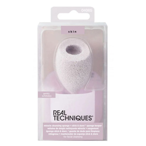 Éponge Miracle Cleansing Sponge + Stick - Store Sponge Keeper - Real Techniques - 1