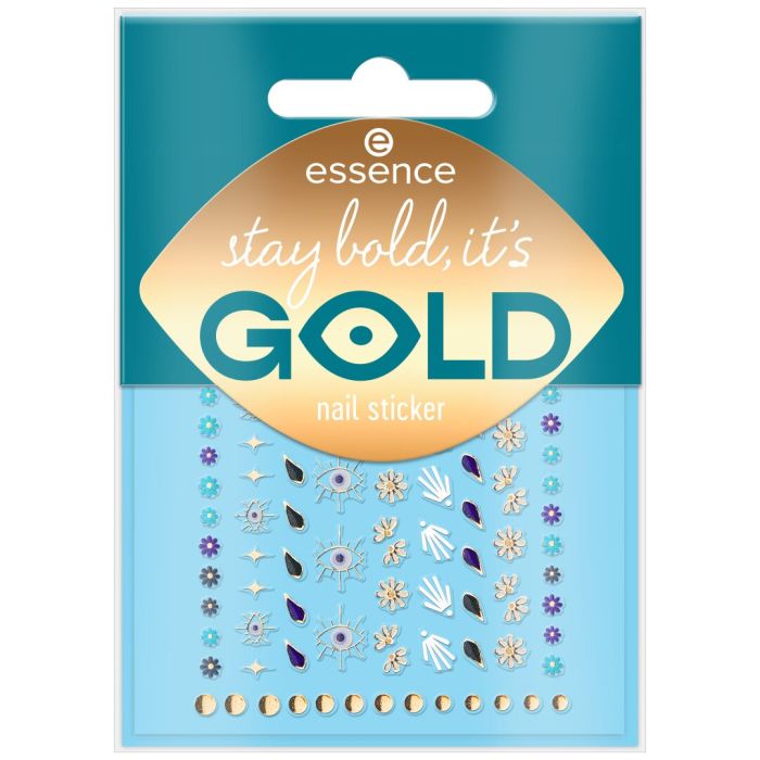 Autocollants d'ongles It's a Bling Thing - Essence : Stay bold it&amp;#039;s gold - 1