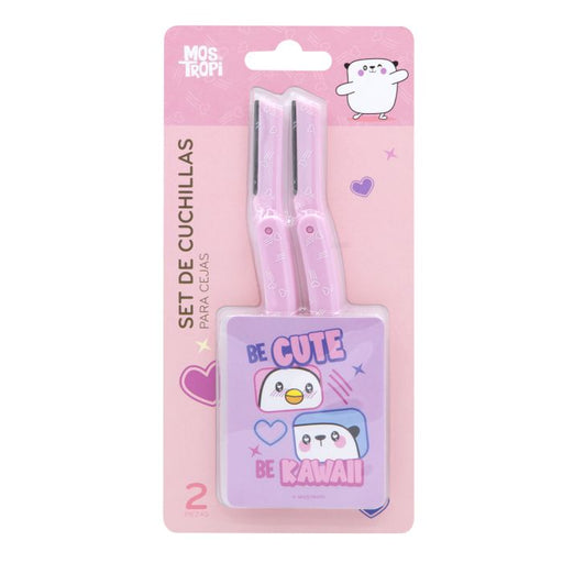 Ensemble de 2 lames pour sourcils - Mostropi - 1