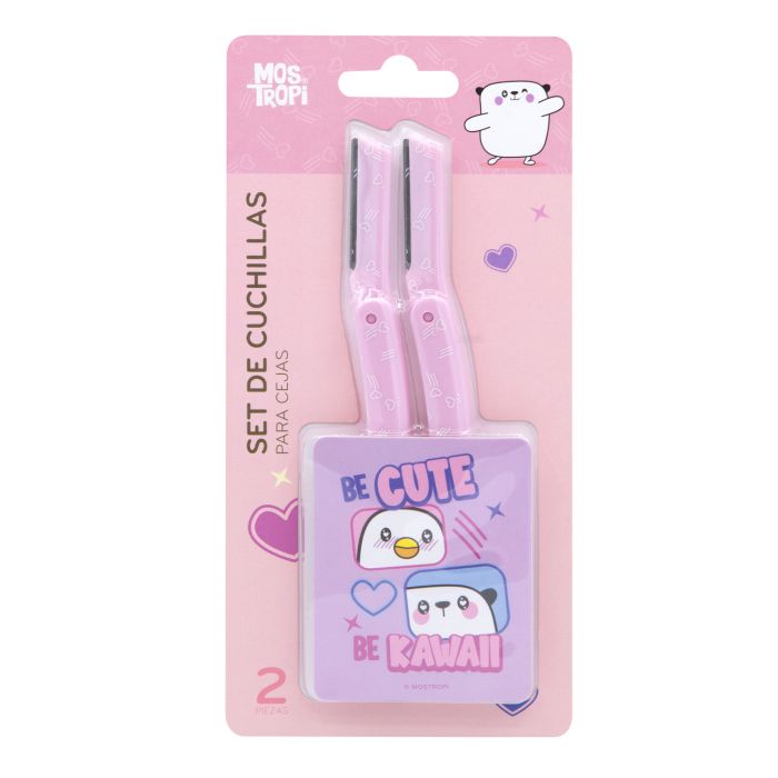 Ensemble de 2 lames pour sourcils - Mostropi - 1