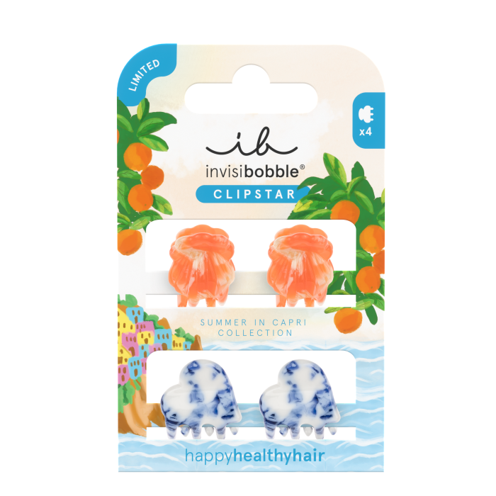 Clipstar Set Minipinzas - Mediterranean - Pack de 4 unidades - Invisibobble - 1