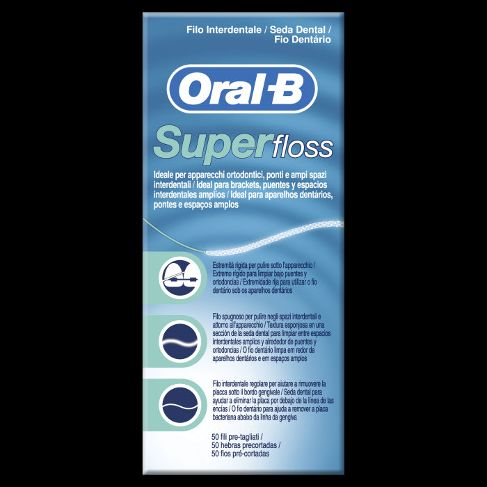 Floss dentaire orthodontique Super Floss - Oral-b - 1