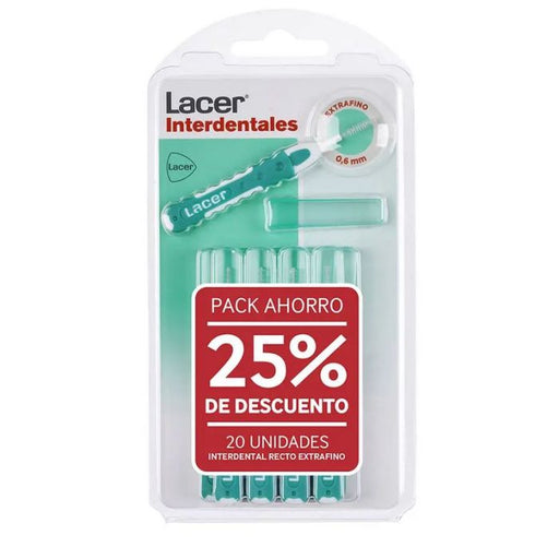 Lacer - Cepillos Interdentales Rectos - Extrafino (0,6 mm) - Pack Ahorro 10 unidades - Lacer - 1