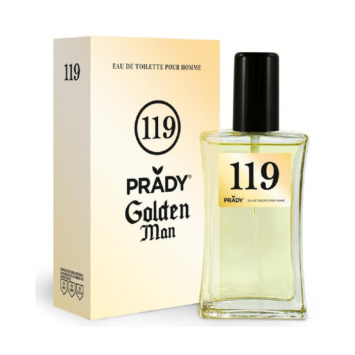 Eau de Cologne Golden Man Pour Homme 90ml - Prady - 1