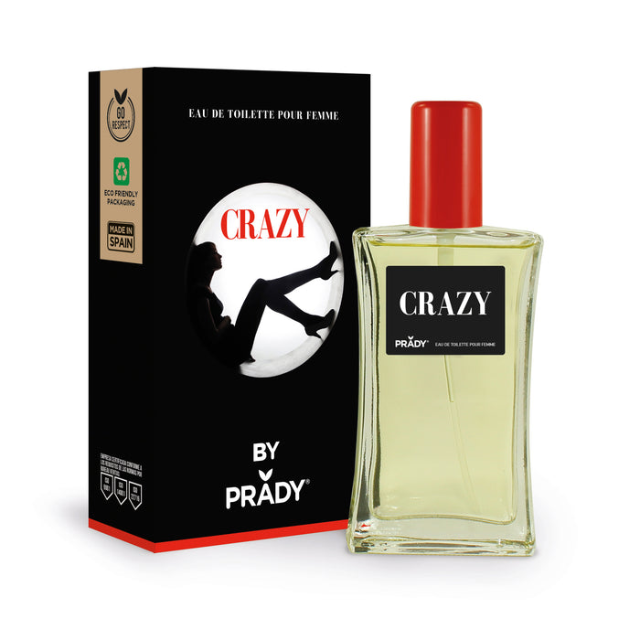 Eau de Toilette Crazy Femme 90 ml - Prady - 1