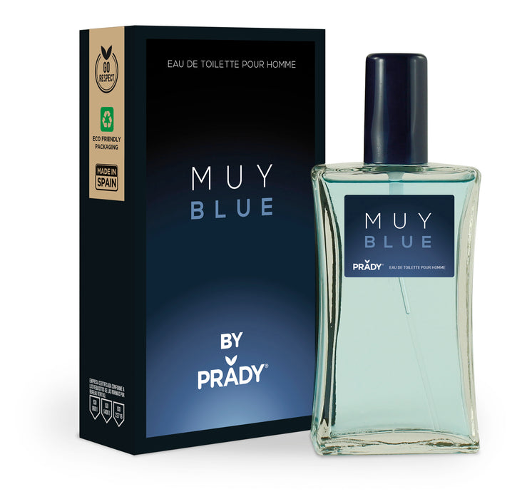 Eau de toilette Muy Blue Homme 90 ml - Prady - 1