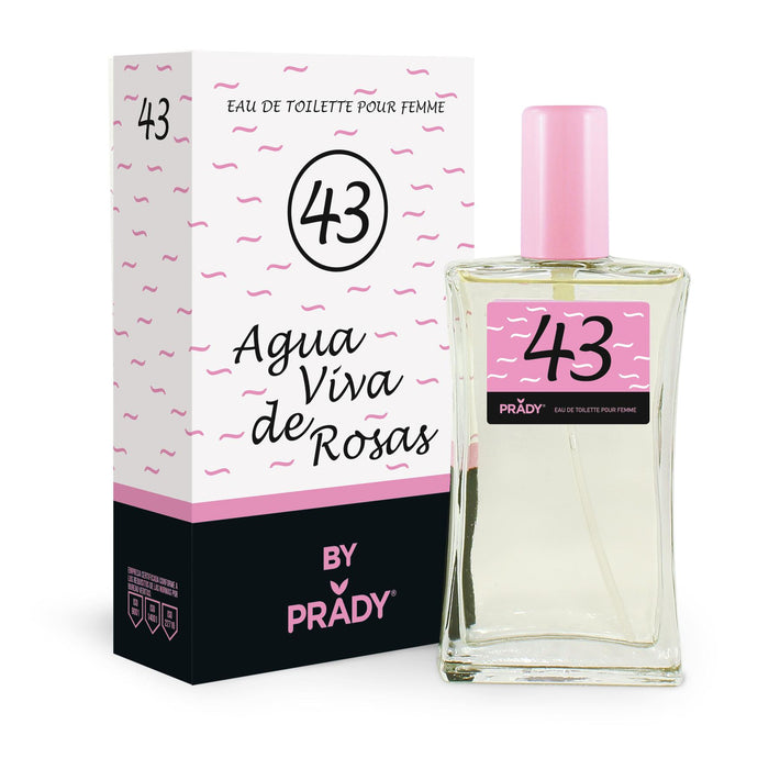 Eau de Toilette Eau Vive de Roses 90ml - Prady - 1