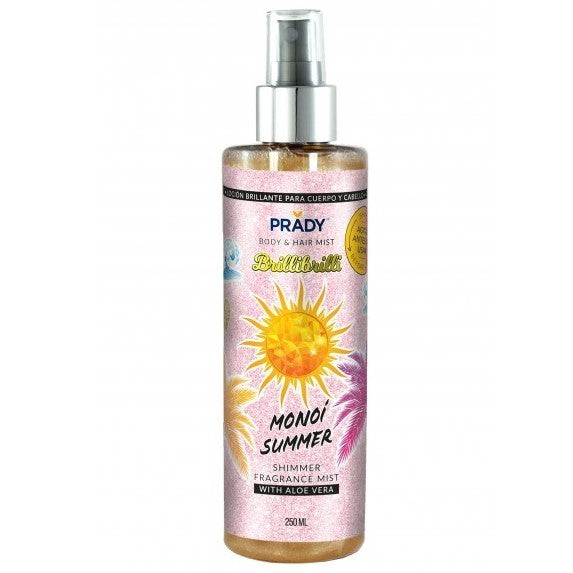 Brume scintillante pour le corps et les cheveux 250ml - Prady : Monoi - 1