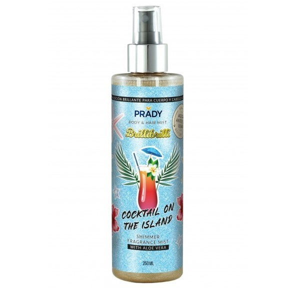 Brume scintillante pour le corps et les cheveux 250ml - Prady : Cocktail on the Island - 1