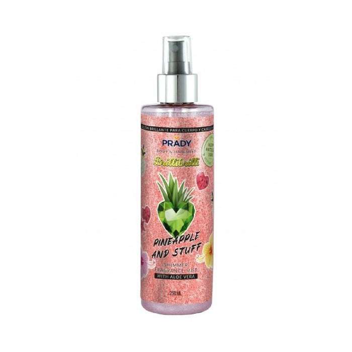 Brume scintillante pour le corps et les cheveux 250ml - Prady : Pineapple and Stuff - 1
