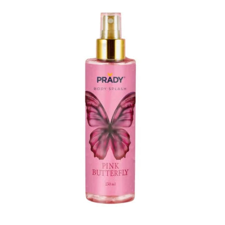 Brume Corporelle Brillante avec Aloe Vera - Yani 250ml - Prady : PINK BUTTERFLY - 1