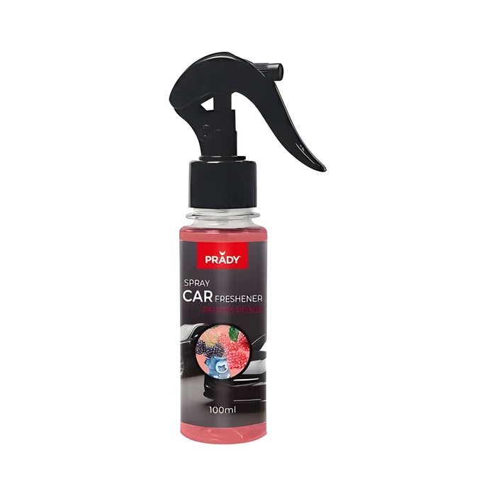 Désodorisant de Voiture en Spray - 100 ml - Prady | 7 Arômes Frais et Durables - Prady : Frutos Rojos - 1