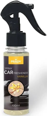 Désodorisant de Voiture en Spray - 100 ml - Prady | 7 Arômes Frais et Durables - Prady : Vainilla - 1