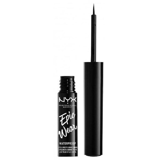 Eyeliner liquide semi-permanent Epic Wear - Maquillage professionnel - Nyx - 1